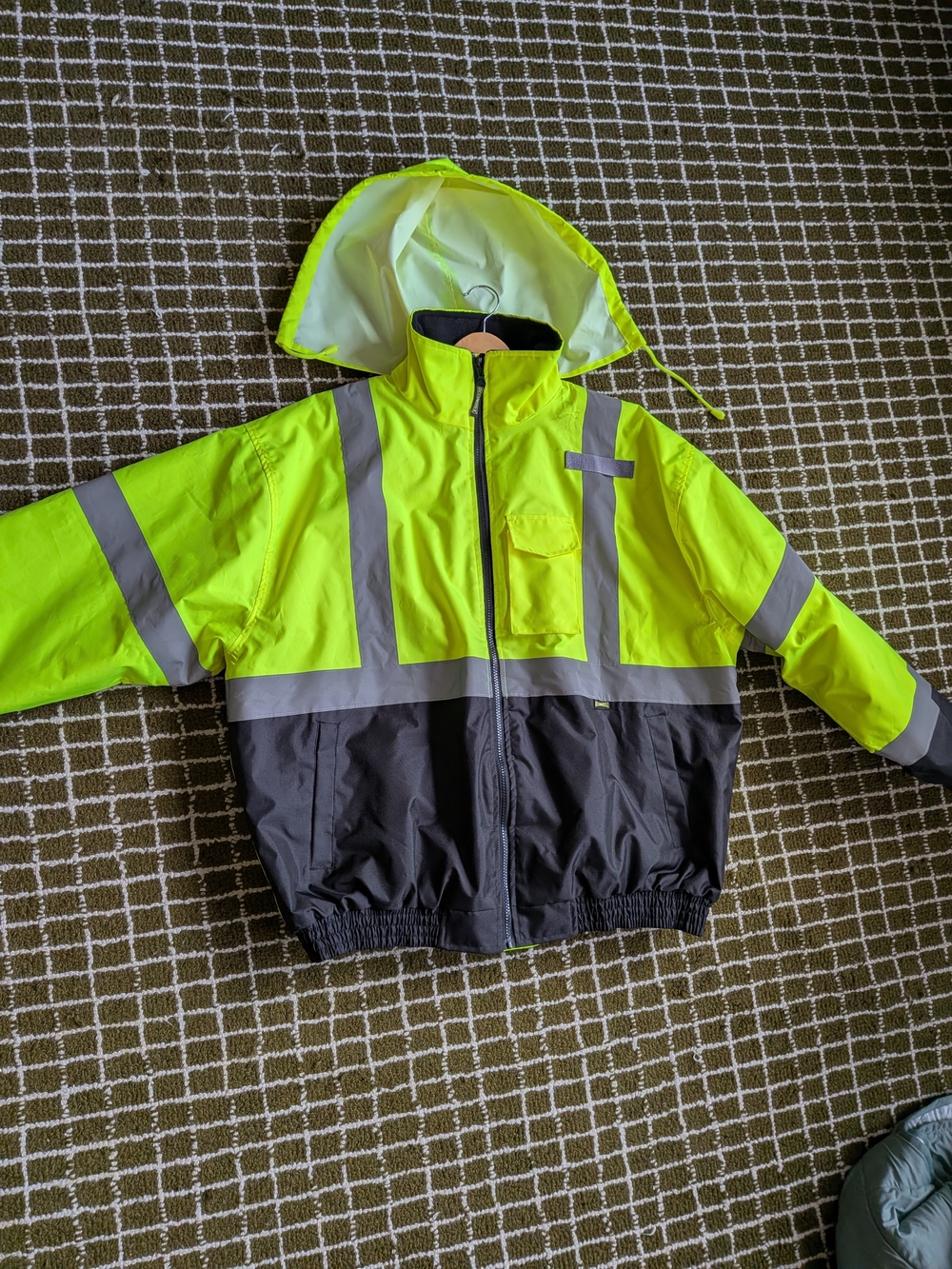 Occunomix High-Visibility Safety Jacket - Neon Yellow & Black